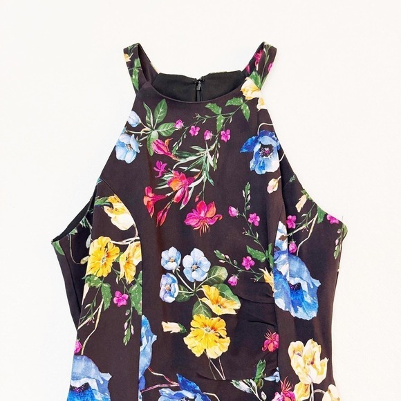 Parker Bella Floral Print Flounce Skirted Mini Dress Size 0 - Picture 5 of 7